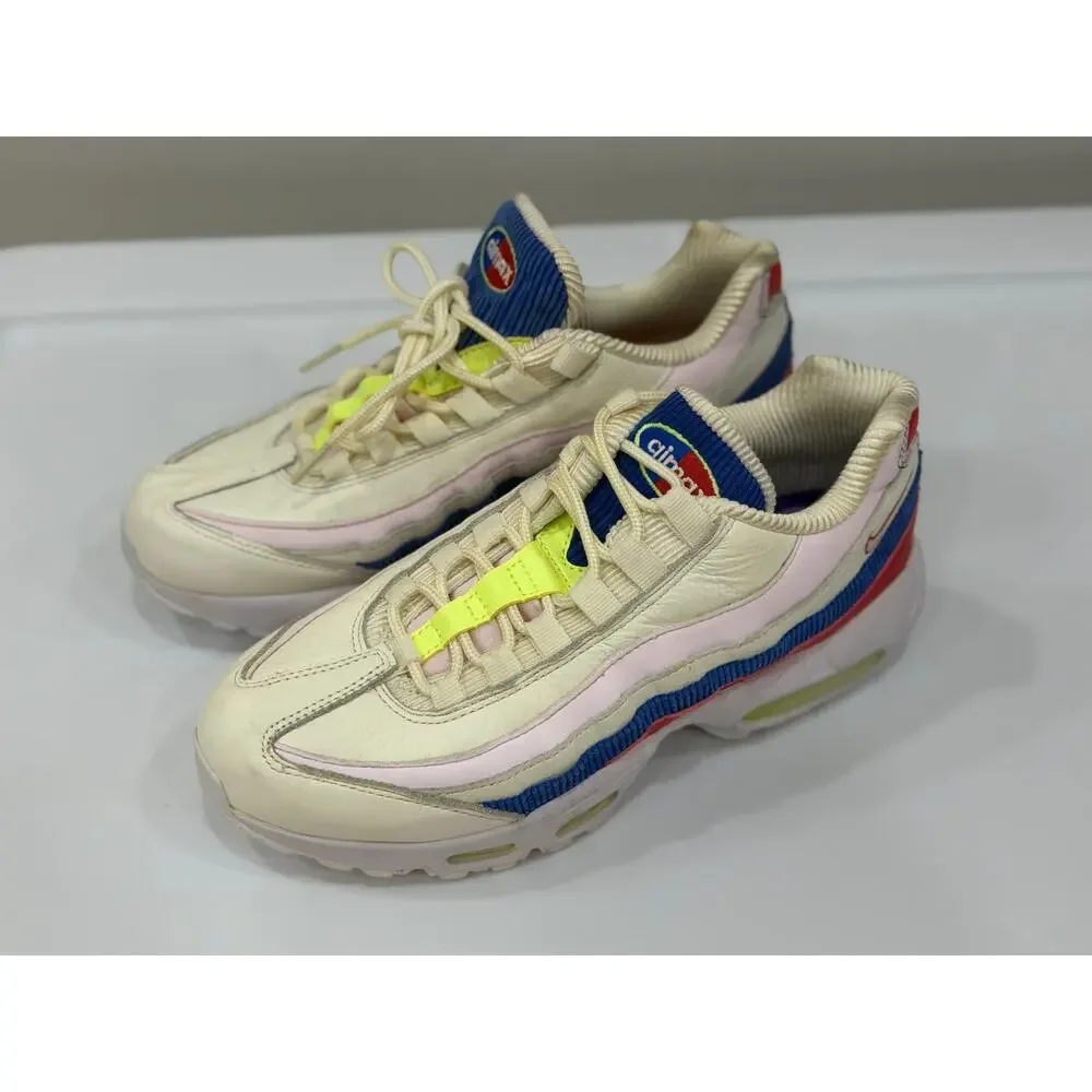 Nike Women's Air Max 95 SE 'Panache' Corduroy Sail/Arctic Pink AQ4138-101 Size 7